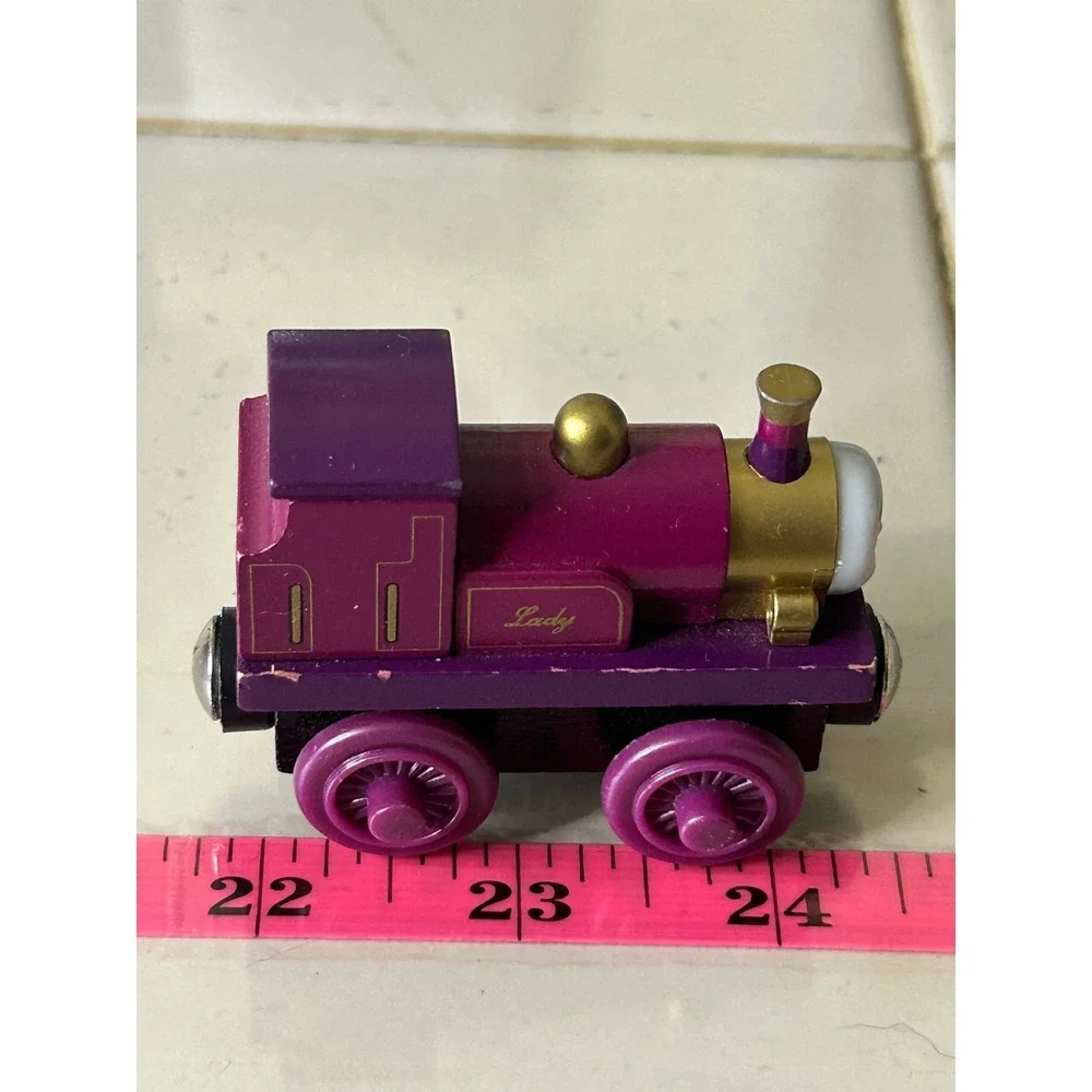 Thomas & Friends Wooden Railway Lady Purple Gold Magic Railroad Train Engine